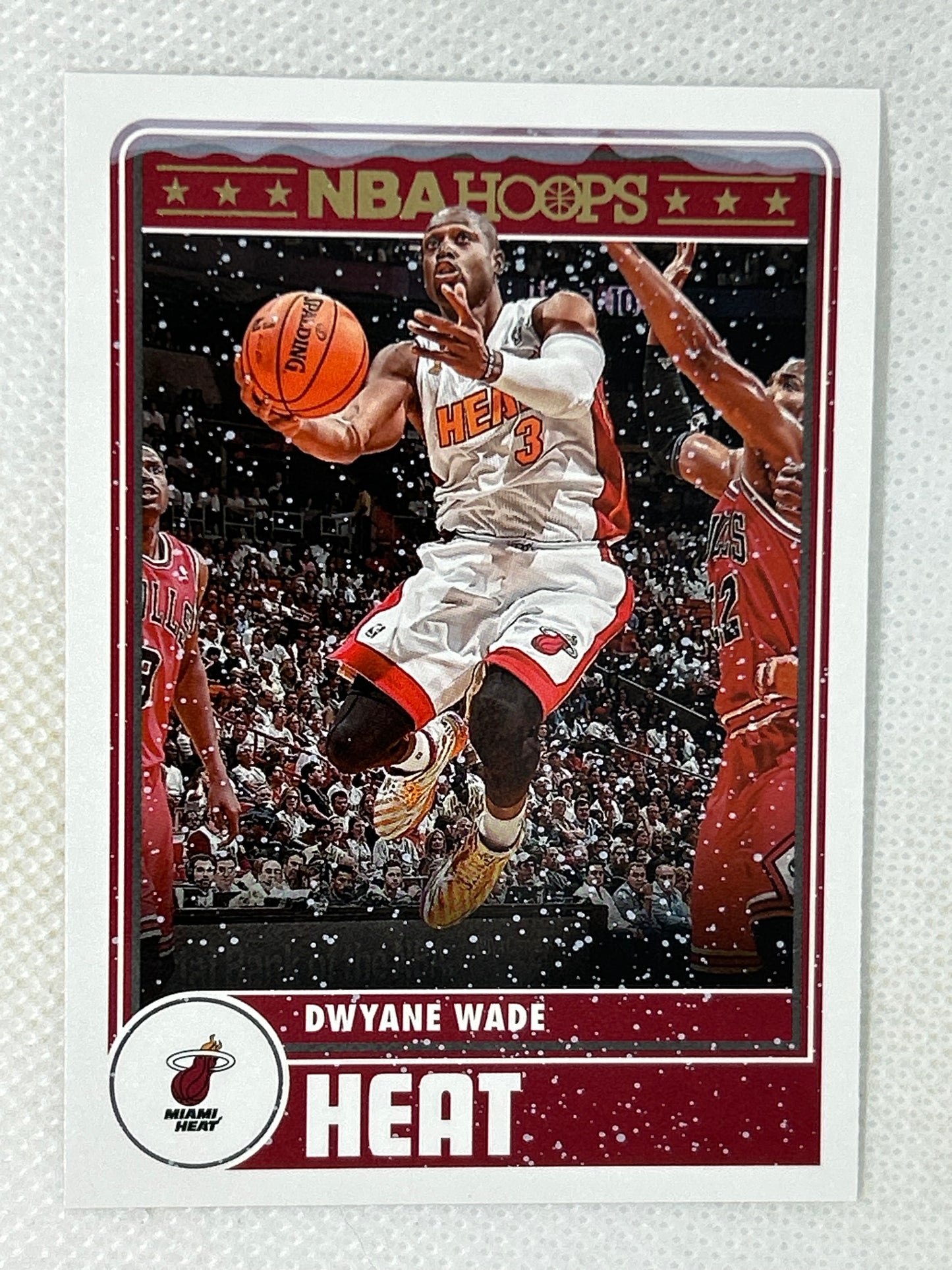 2023-24 Panini NBA Hoops - Hoops Tribute #299 Dwyane Wade Miami Heat