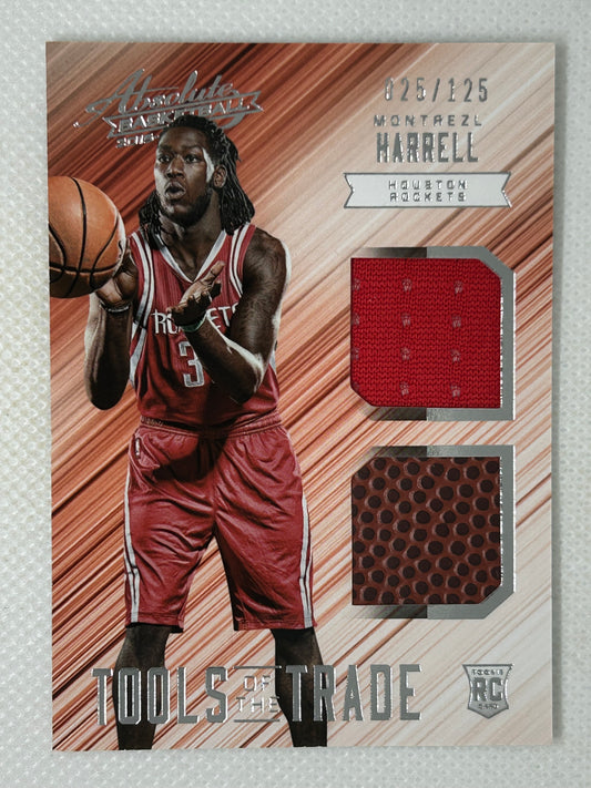 2015-16 Absolute Tools Of The Trade Dual Rookie Relic /125 #29 Montrezl Harrell Houston Rockets