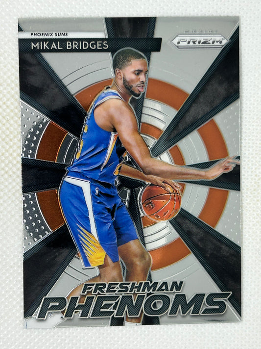 2018-19 Panini Prizm Freshman Phenoms Rookie #16 Mikal Bridges Phoenix Suns