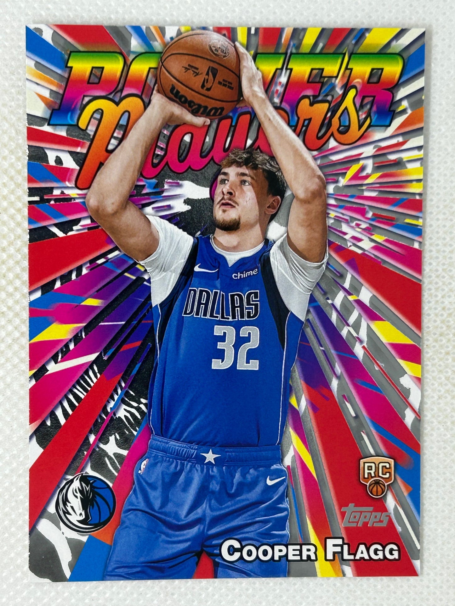 2025-26 Topps Power Players RC Cooper Flagg #PP-16 Dallas Mavericks