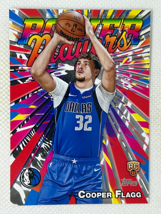 2025-26 Topps Power Players RC Cooper Flagg #PP-16 Dallas Mavericks