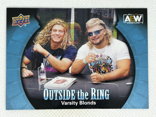 2022 Upper Deck AEW Wrestling Outside the Ring #OTR-3 Varsity Blonds