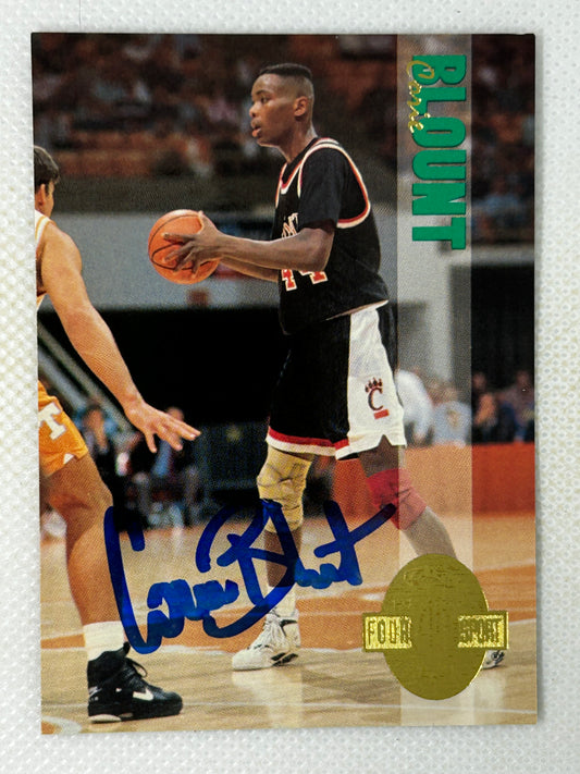 1993 Classic Four Sport #13 Corie Blount Cincinnati Bearcats Signed Card