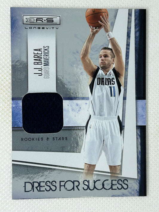 2010-11 Panini Rookies & Stars Relic J.J. Barea #19 /299 Dallas Mavericks