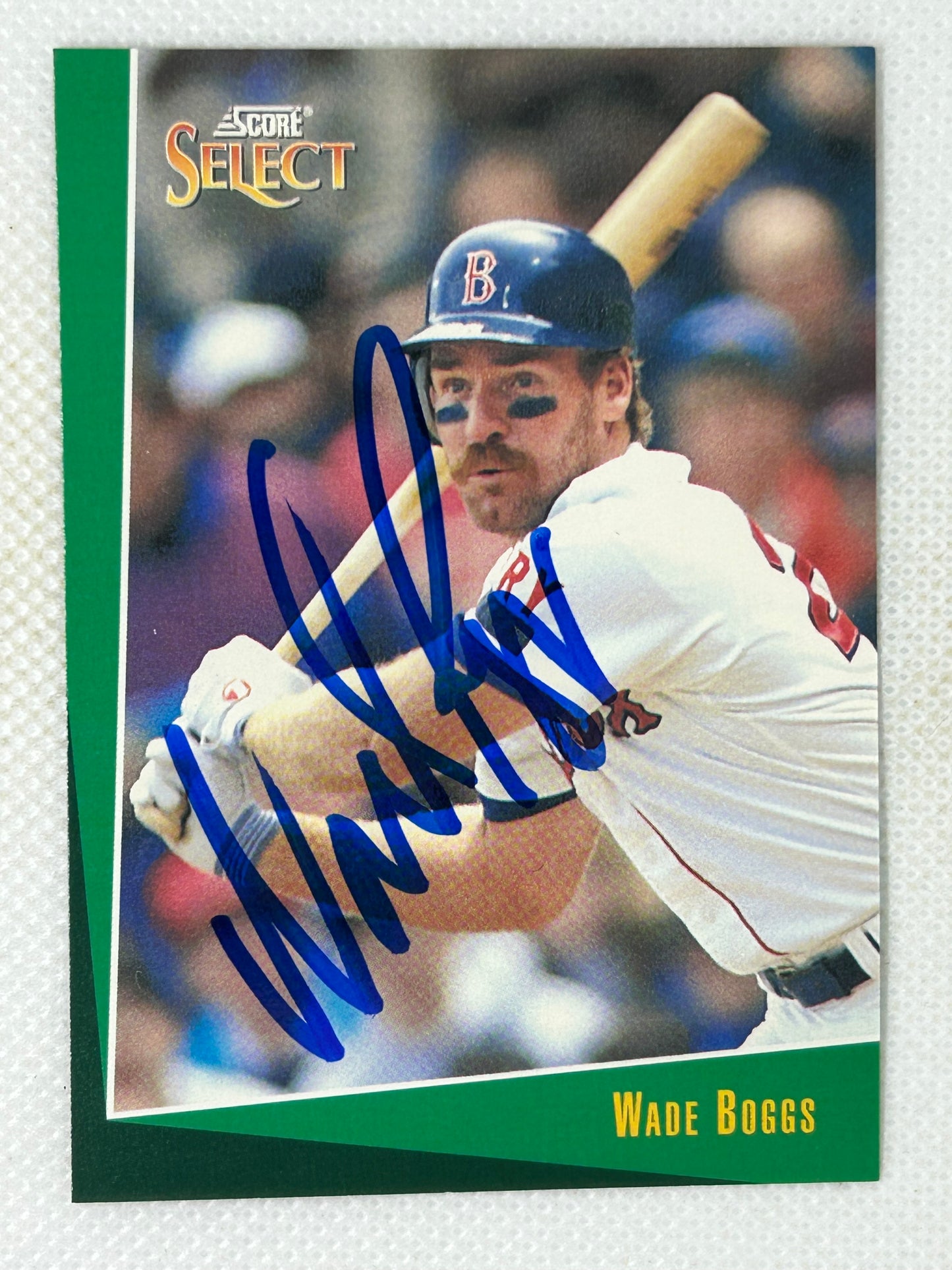 1993 Score Select Wade Boggs #48 Boston Red Sox Signed Card