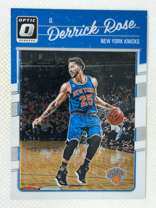 2016-17 Panini Optic #62 Derrick Rose New York Knicks