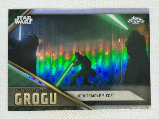 2023 Topps Chorme Star Wars Journey of Grogu Jedi Temple Siege #JG1