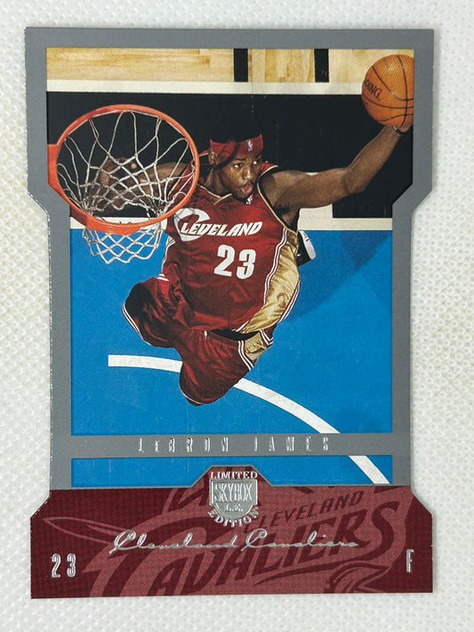 2004-05 Skybox Limited Edition Die-Cut Parallel LeBron James 2nd Year #19 Cleveland Cavaliers