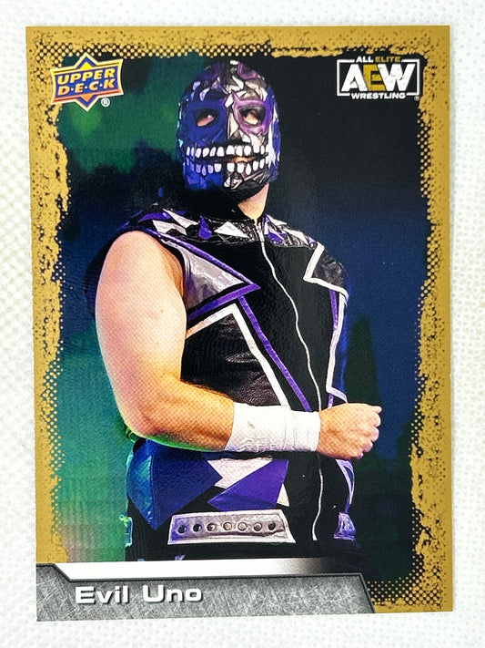 2022 Upper Deck AEW All Elite Wrestling Gold Evil Uno #24
