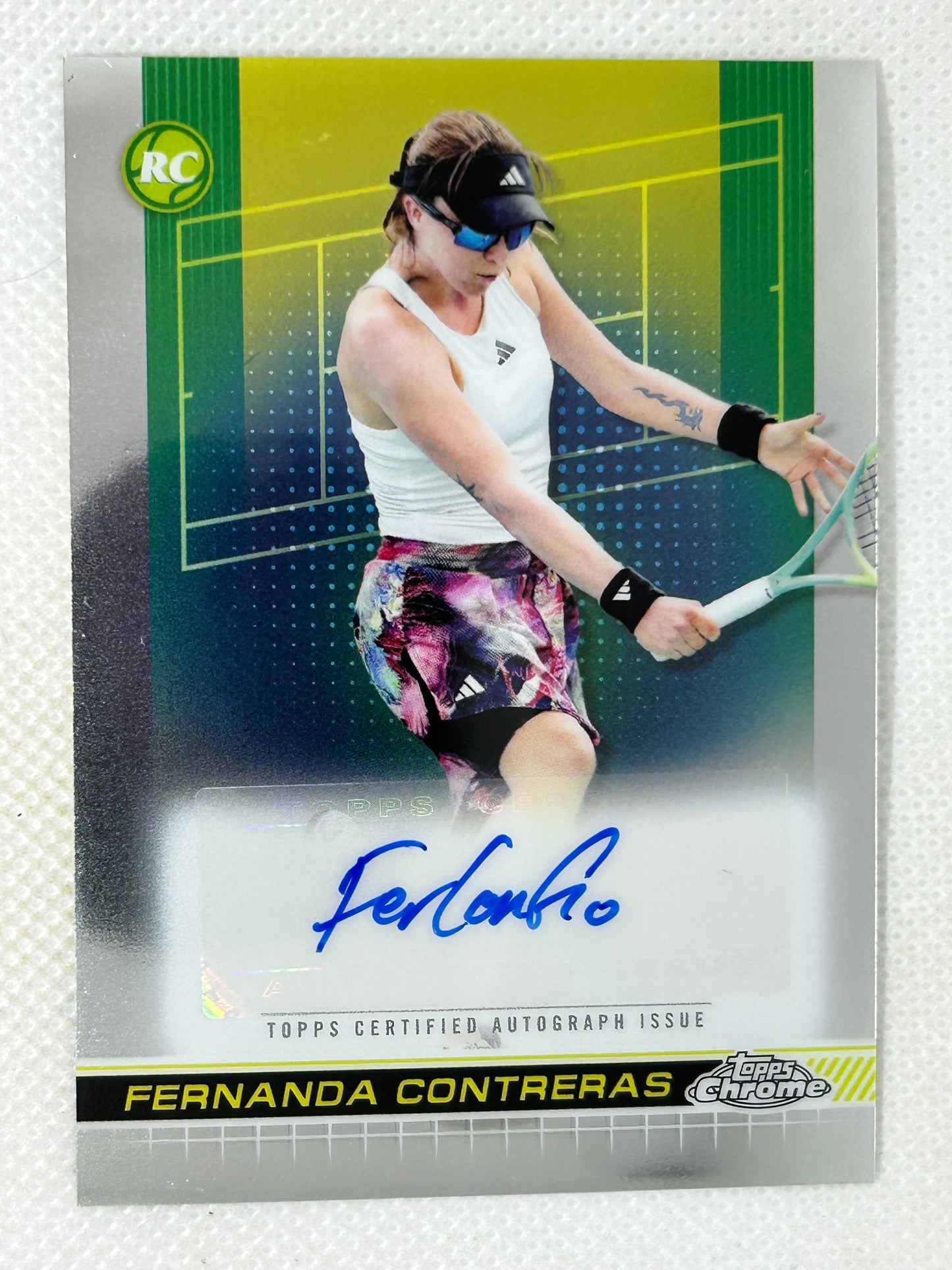 2024 Topps Chrome Tennis Autographs #TCAFCS Fernanda Contreras