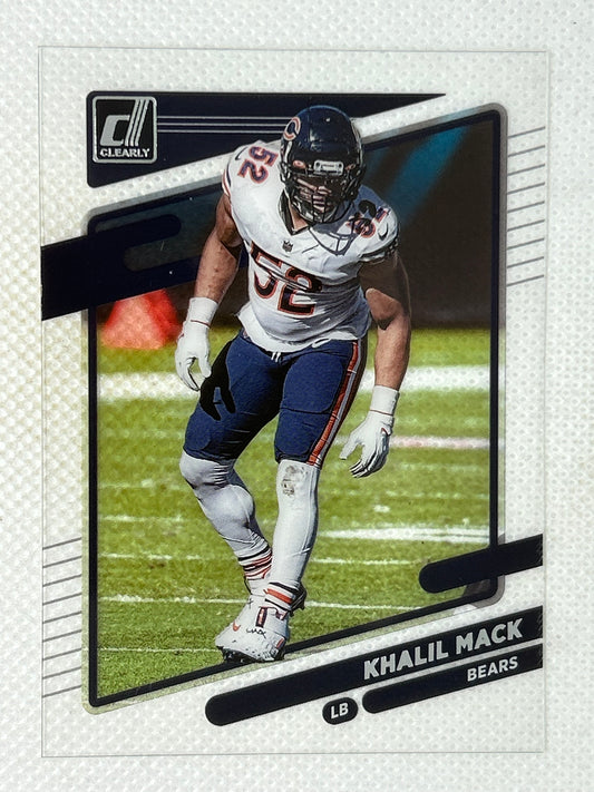 2021 Panini Clearly Donruss #9 Khalil Mack Chicago Bears