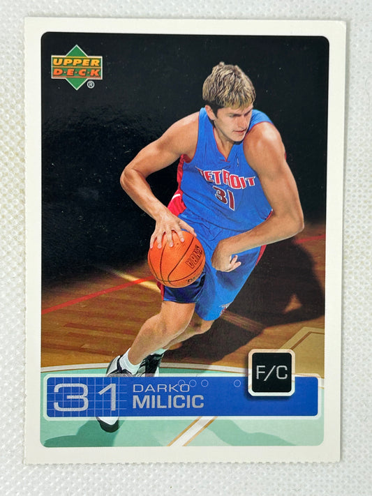 2003-04 Upper Deck Magazine Rookie Card Darko Milicic #UD3 Detroit Pistons
