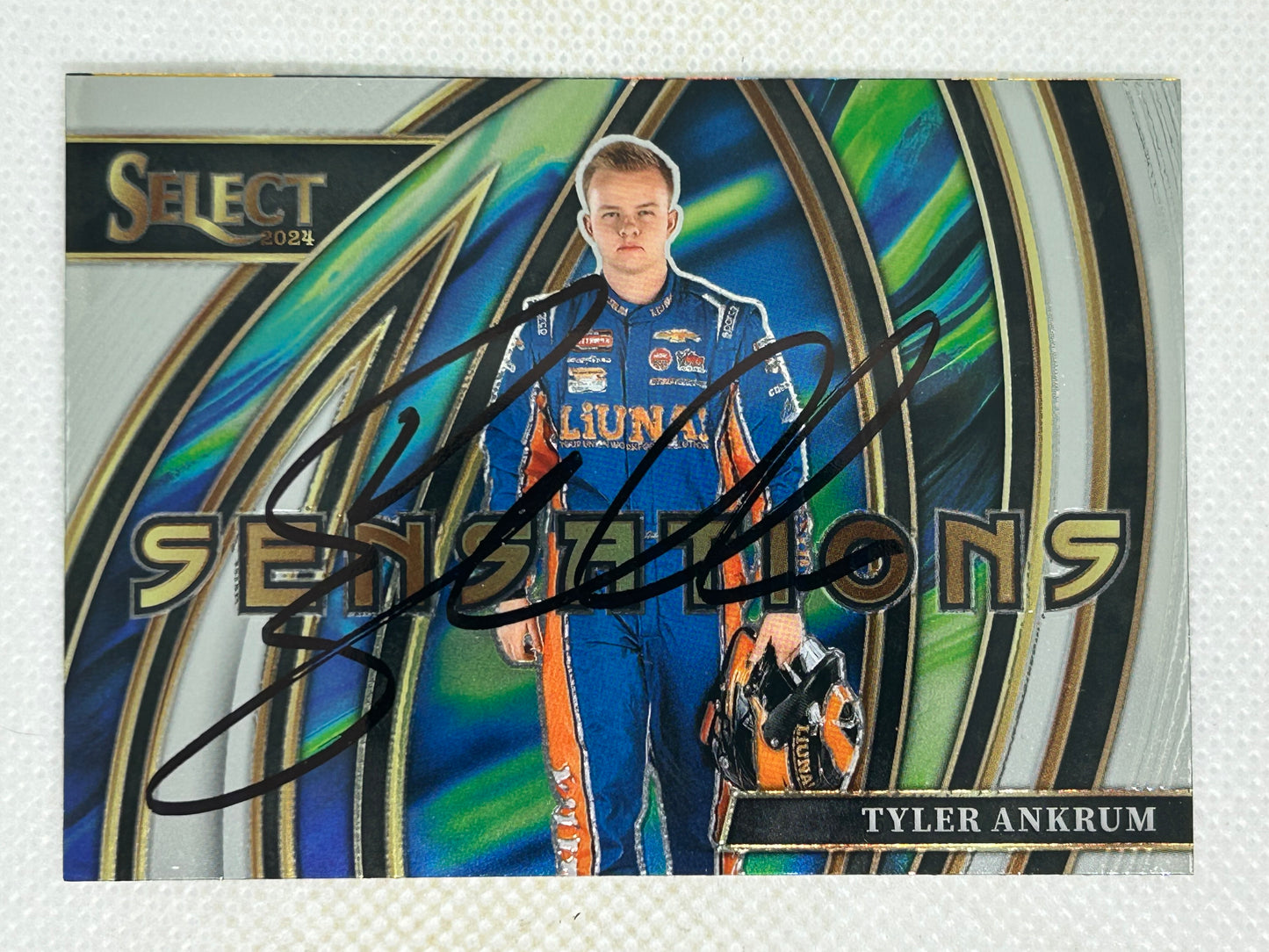 2024 Panini Select Racing Sensations #22 Tyler Ankrum Signed Card