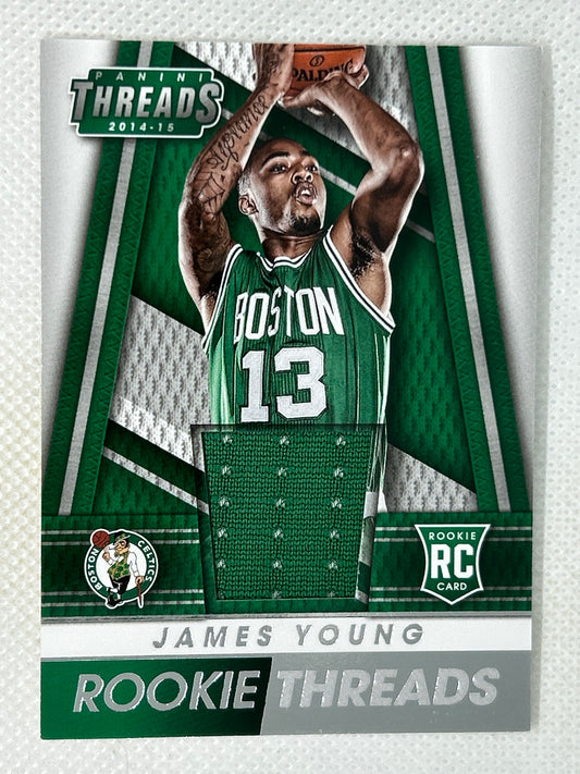 2014-15 Panini Threads James Young Rookie Threads Jersey Relic #29 Boston Celtics
