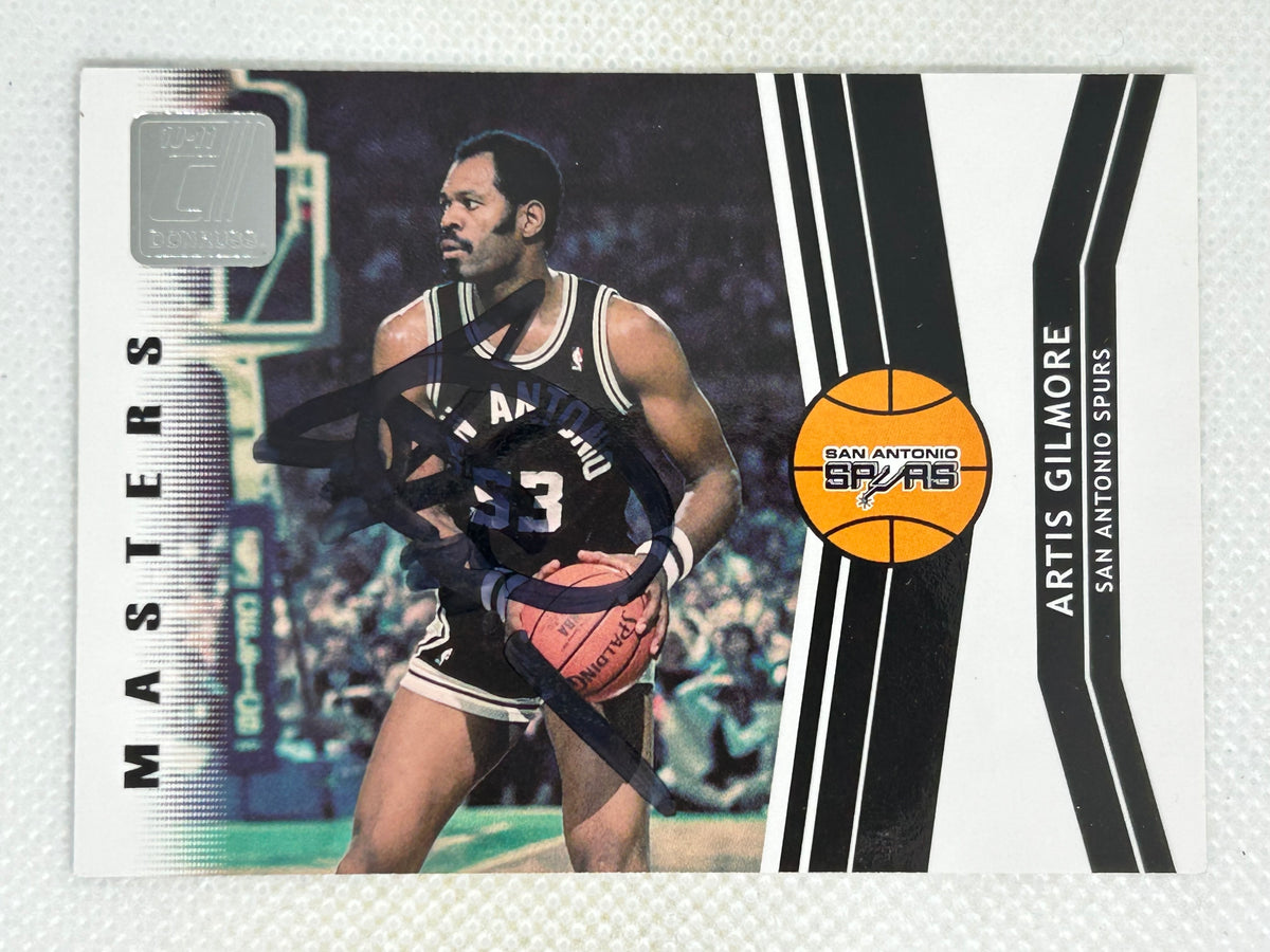 2010-11 Panini Donruss #3 Artis Gilmore Masters #/999 San Antonio Spurs Signed Card