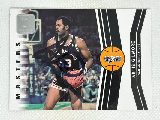 2010-11 Panini Donruss #3 Artis Gilmore Masters #/999 San Antonio Spurs Signed Card