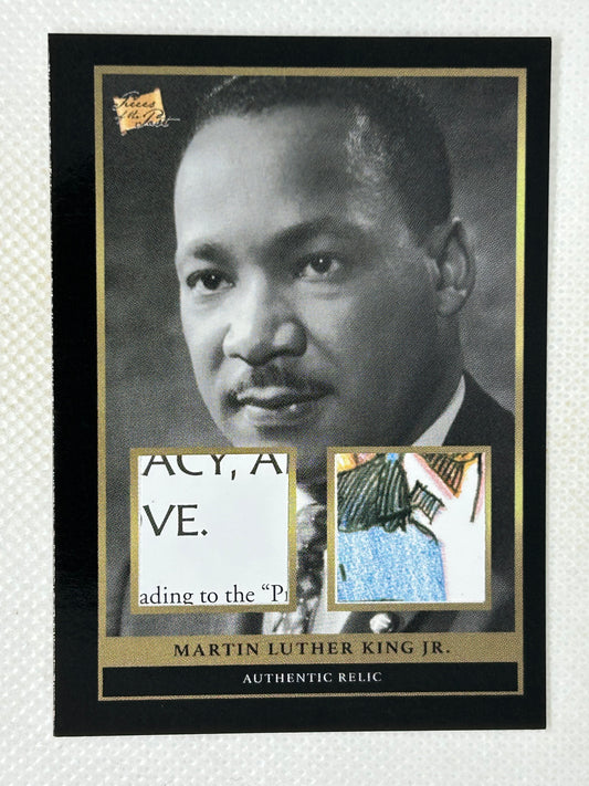 2024 Pieces Of The Past Martin Luther King JR. # DUAL-MLK Relic Card