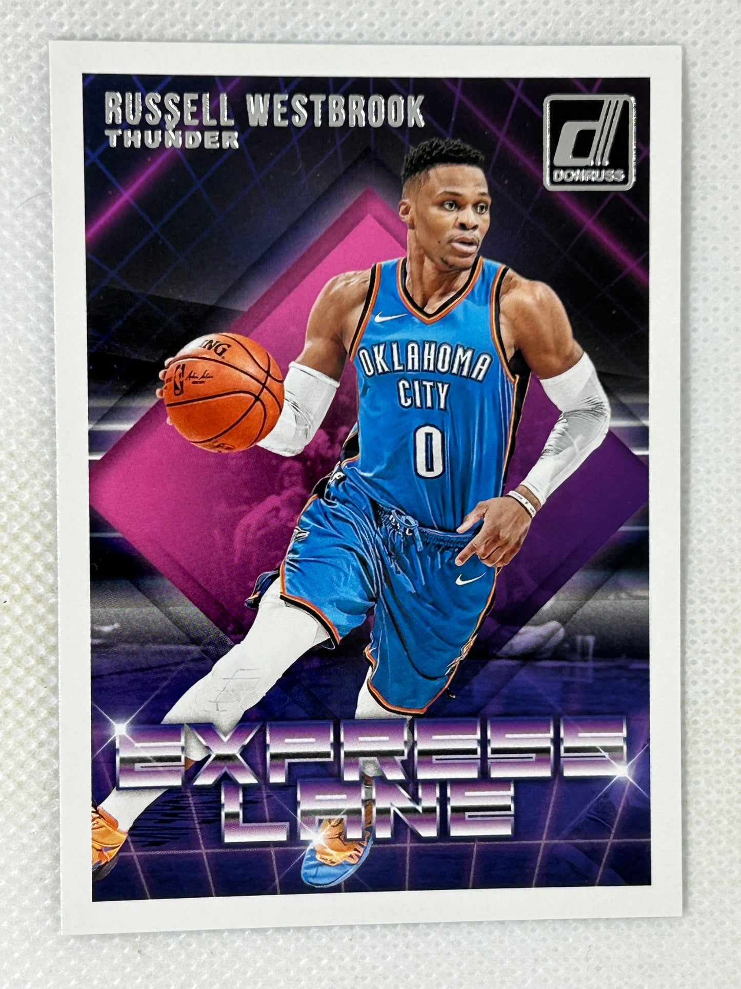 2018-19 Panini Donruss Express Lane #6 Russell Westbrook Oklahoma City Thunder