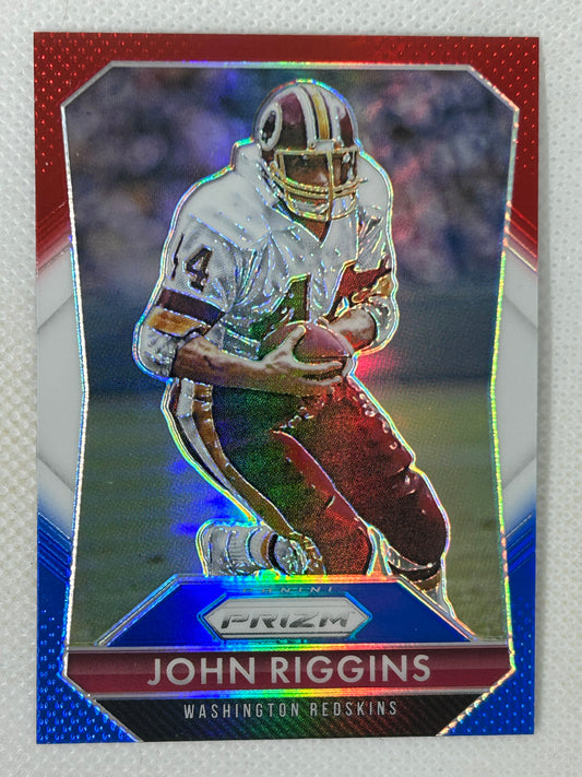 2015 Panini Prizm #44 John Riggins Red White & Blue Prizm Washington Redskins