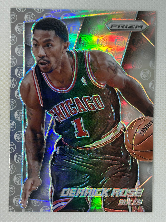 2014-15 Panini Prizm Short Prints Silver Prizm #19 Derrick Rose Chicago Bulls