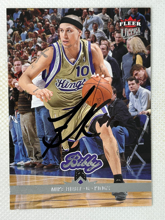 2006-07 Fleer Ultra Mike Bibby #139 Sacramento Kings Signed Card