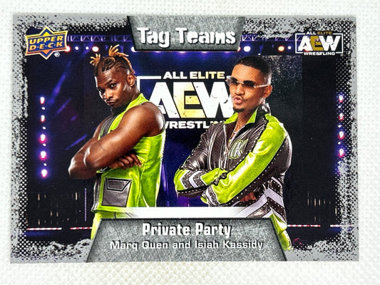 2022 Upper Deck AEW All Elite Wrestling Tag Teams #88 Private Party