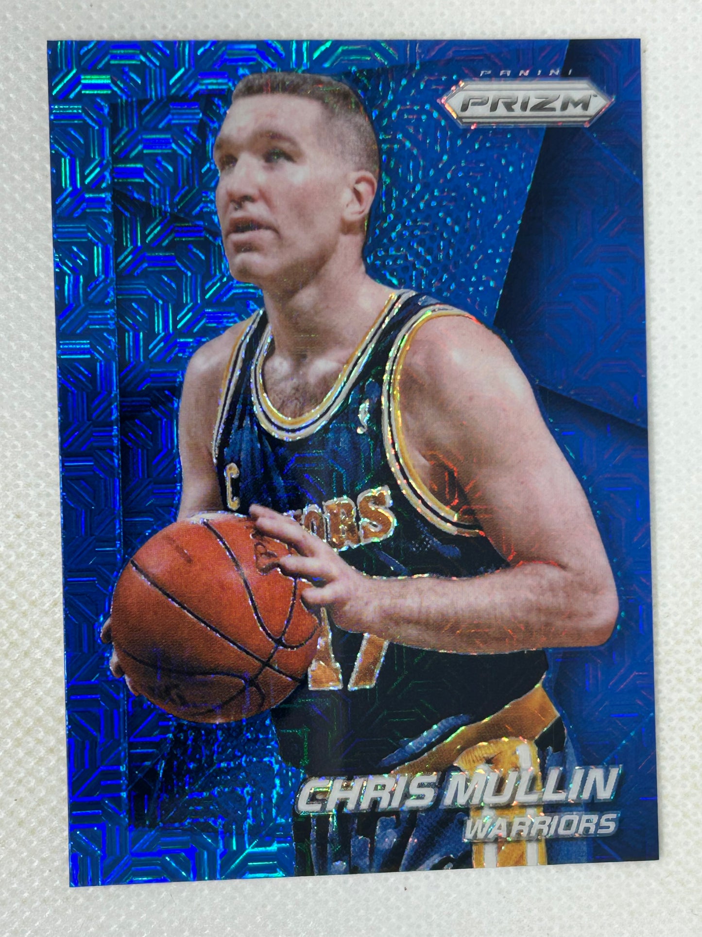 2014-15 Panini Prizm Blue Mojo #244 Chris Mullin Golden State Warriors