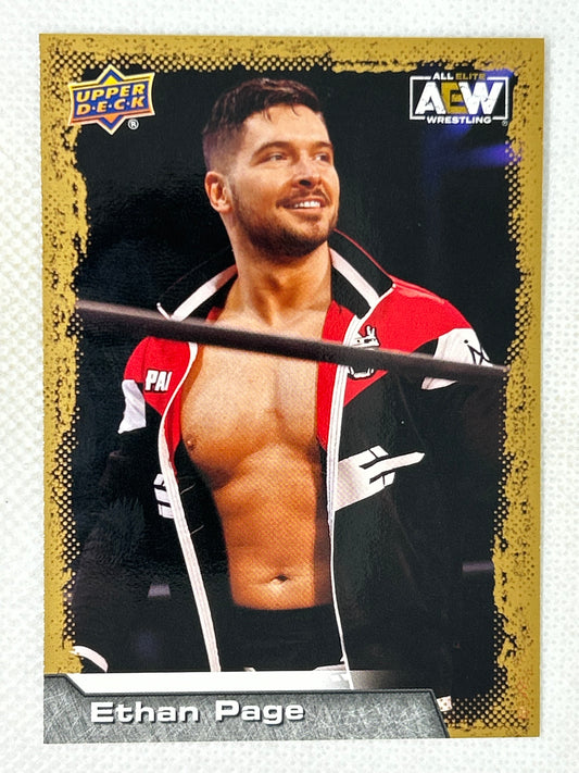 2022 Upper Deck AEW All Elite Wrestling Gold Ethan Page #8