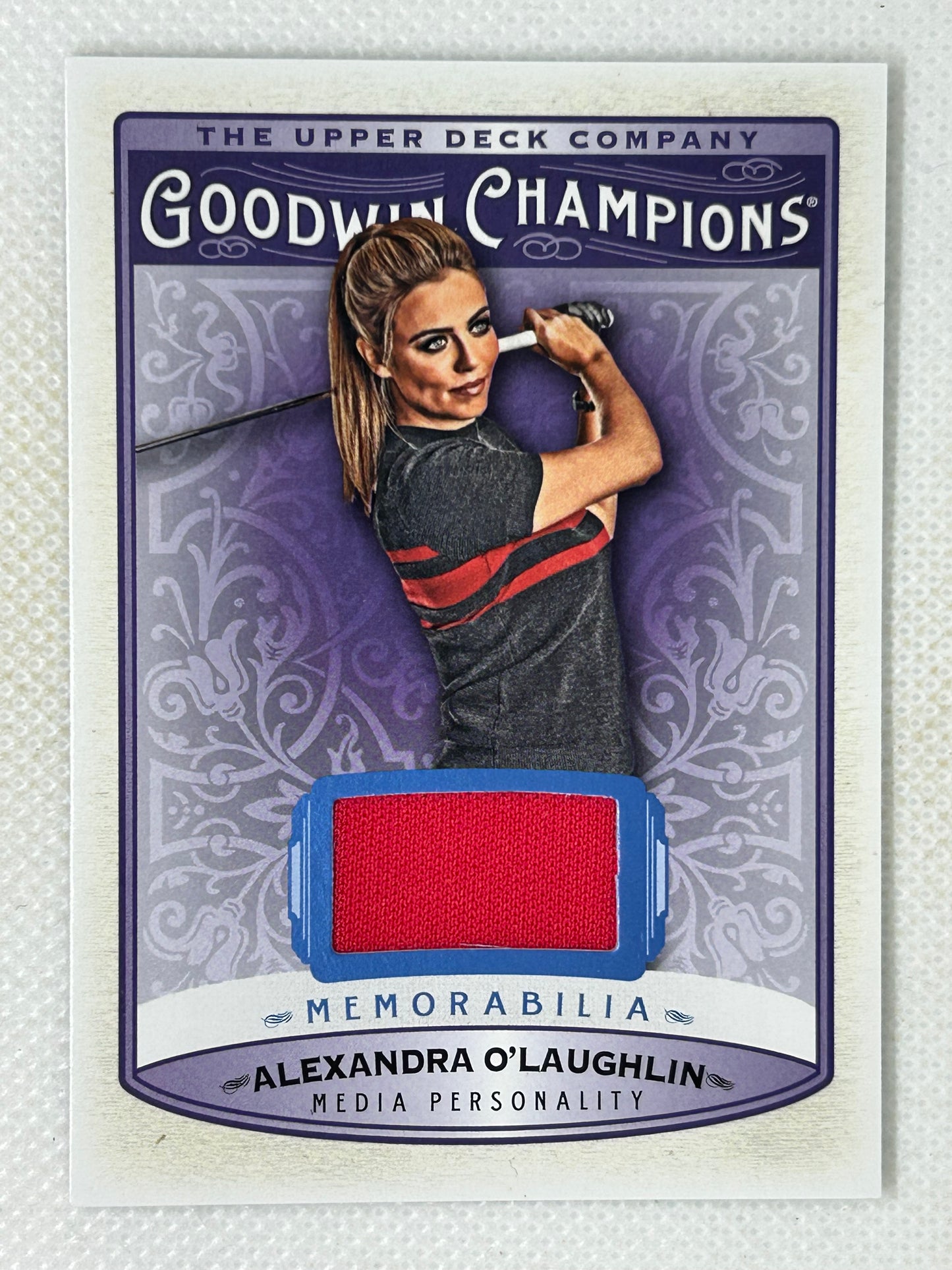 2019 Goodwin Champions Alexandra O'Laughlin Memorabilia Media Personality #M-AO