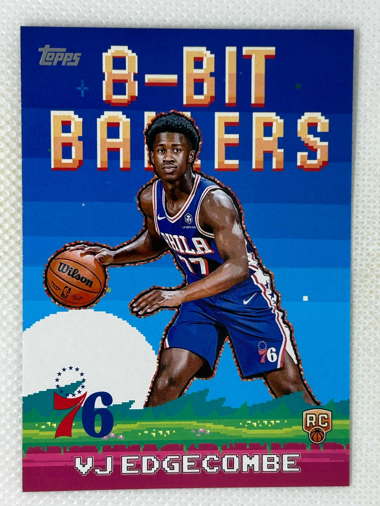 2025-26 Topps VJ Edgecombe 8-Bit Ballers 8B-33 Philadelphia 76ers