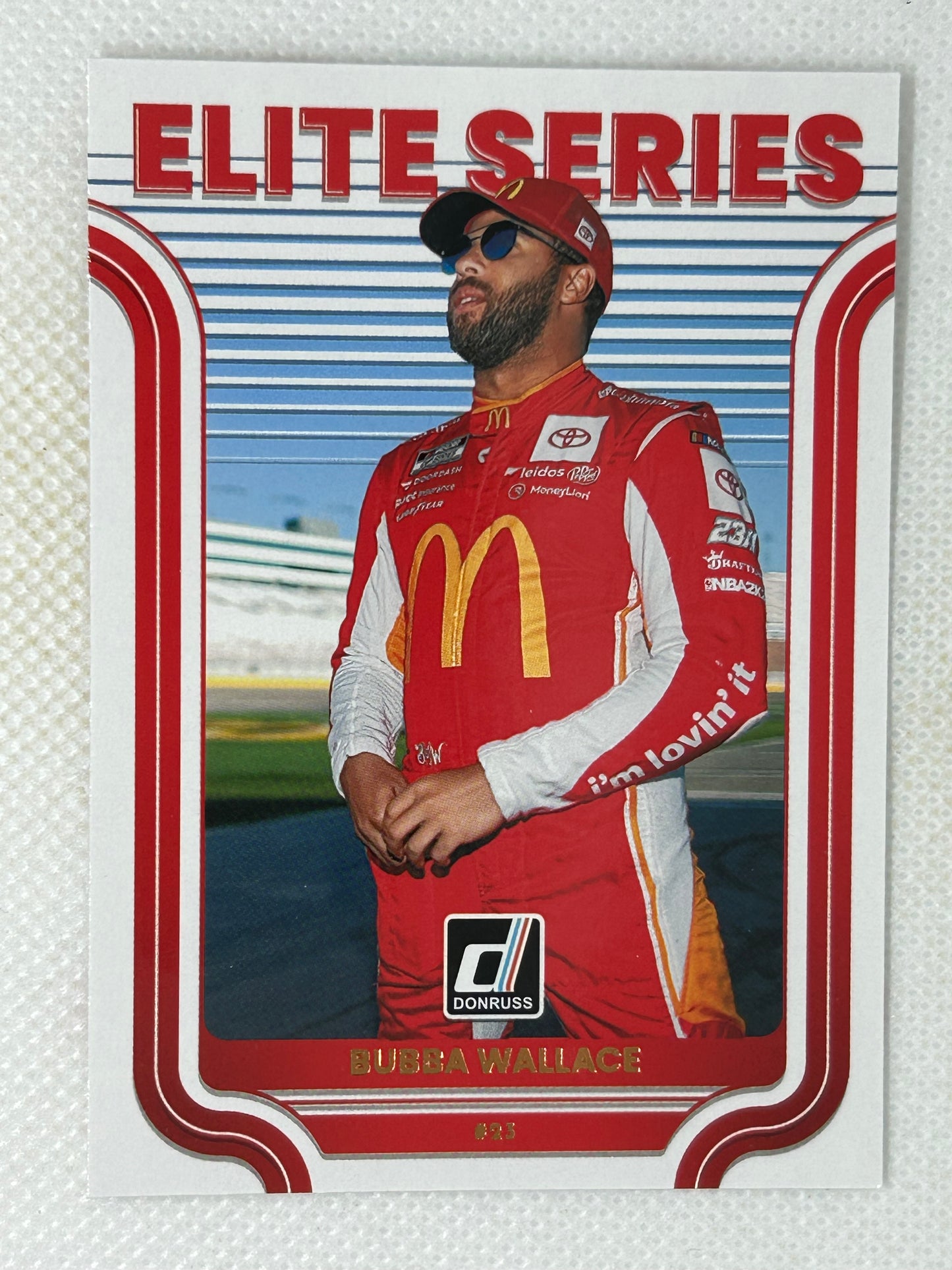 2023 Panini Donruss NASCAR Racing Elite Series #E17 Bubba Wallace