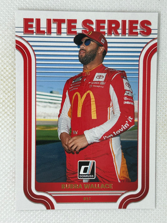 2023 Panini Donruss NASCAR Racing Elite Series #E17 Bubba Wallace