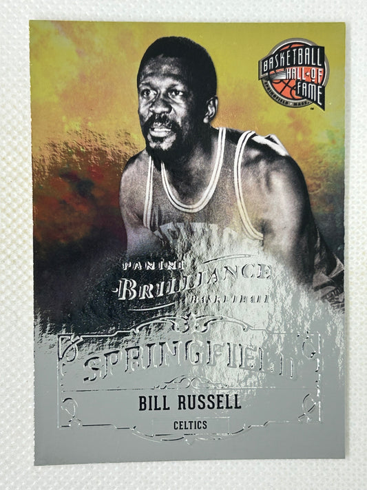 2012-13 Panini Brilliance Hall of Fame Bill Russell #1 Boston Celtics