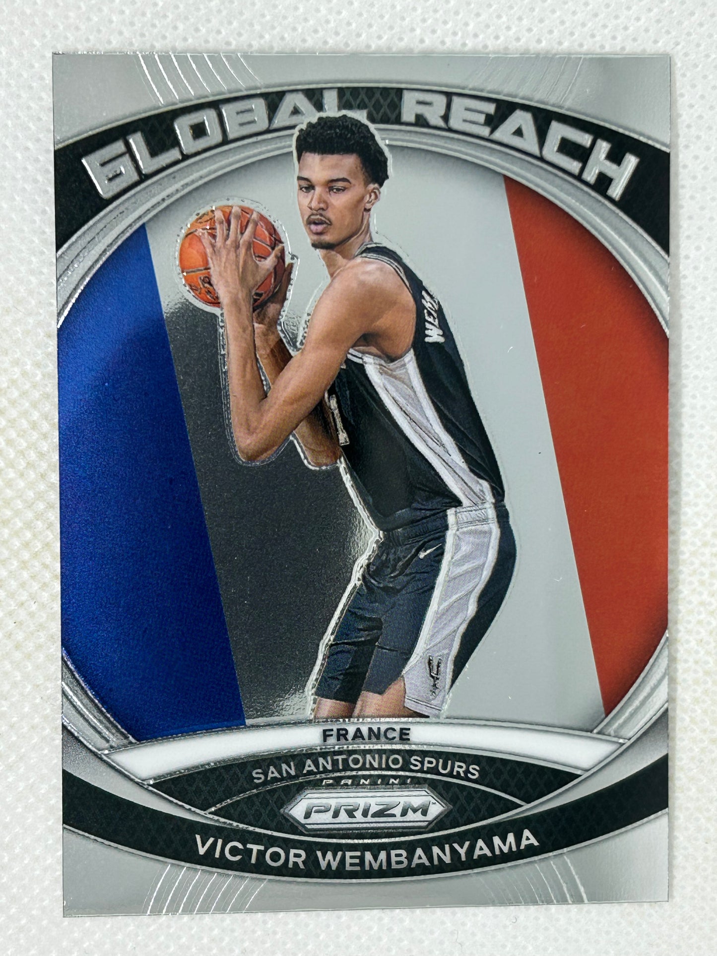2023-24 Panini Prizm Victor Wembanyama Global Reach Rookie #2 San Antonio Spurs