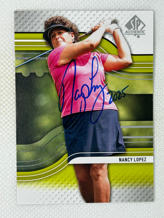 2012 SP Authentic #18 Nancy Lopez Signed Card