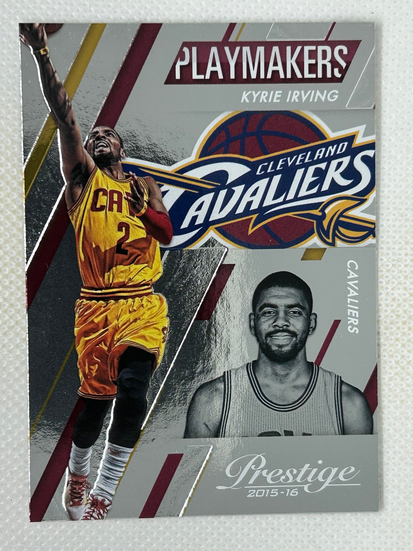 2015-16 Panini Prestige #22 Kyrie Irving Playmakers Cleveland Cavaliers