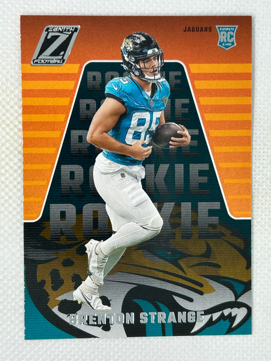 2023 Panini Zenith Rookie Card Brenton Strange #106 Jacksonville Jaguars