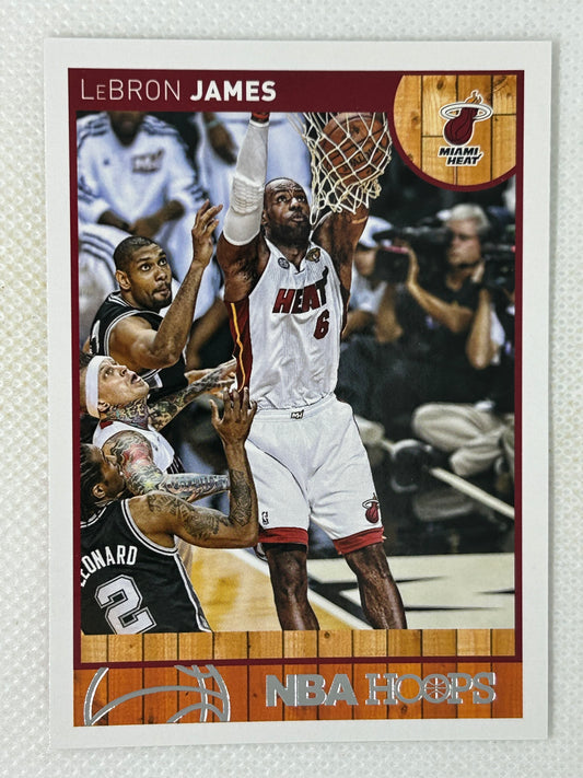 2013-14 Panini Hoops Red Back LeBron James #62 Miami Heat