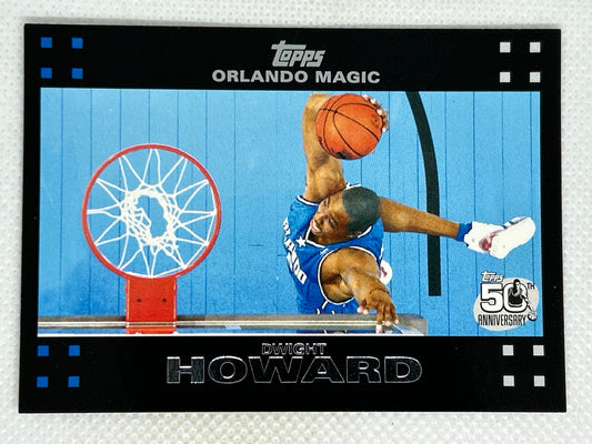 2007-08 Topps Dwight Howard #14 Orlando Magic