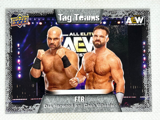 2022 Upper Deck AEW All Elite Wrestling Tag Teams #81 FTR Dax Harwood Cash Wheeler