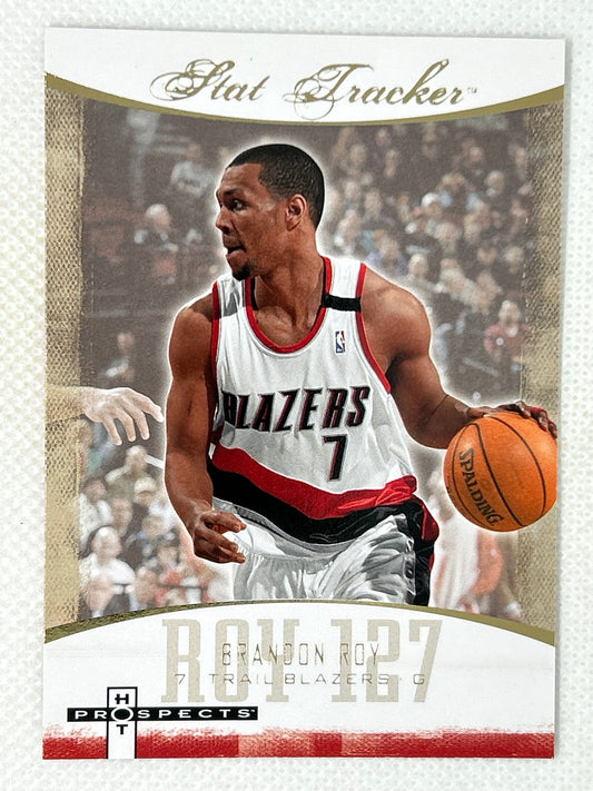 2007-08 Fleer Hot Prospects #ST-12 Brandon Roy Stat Tracker Portland Trail Blazers