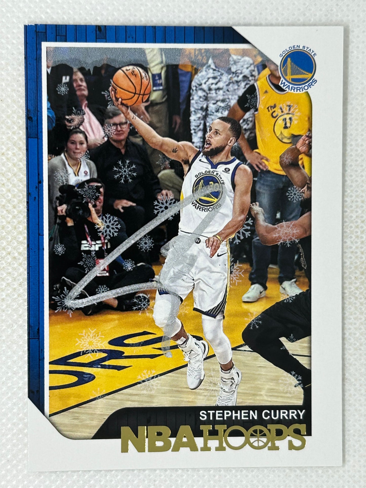 2018-19 Panini Hoops Winter #15 Stephen Curry Golden State Warriors Signed Card