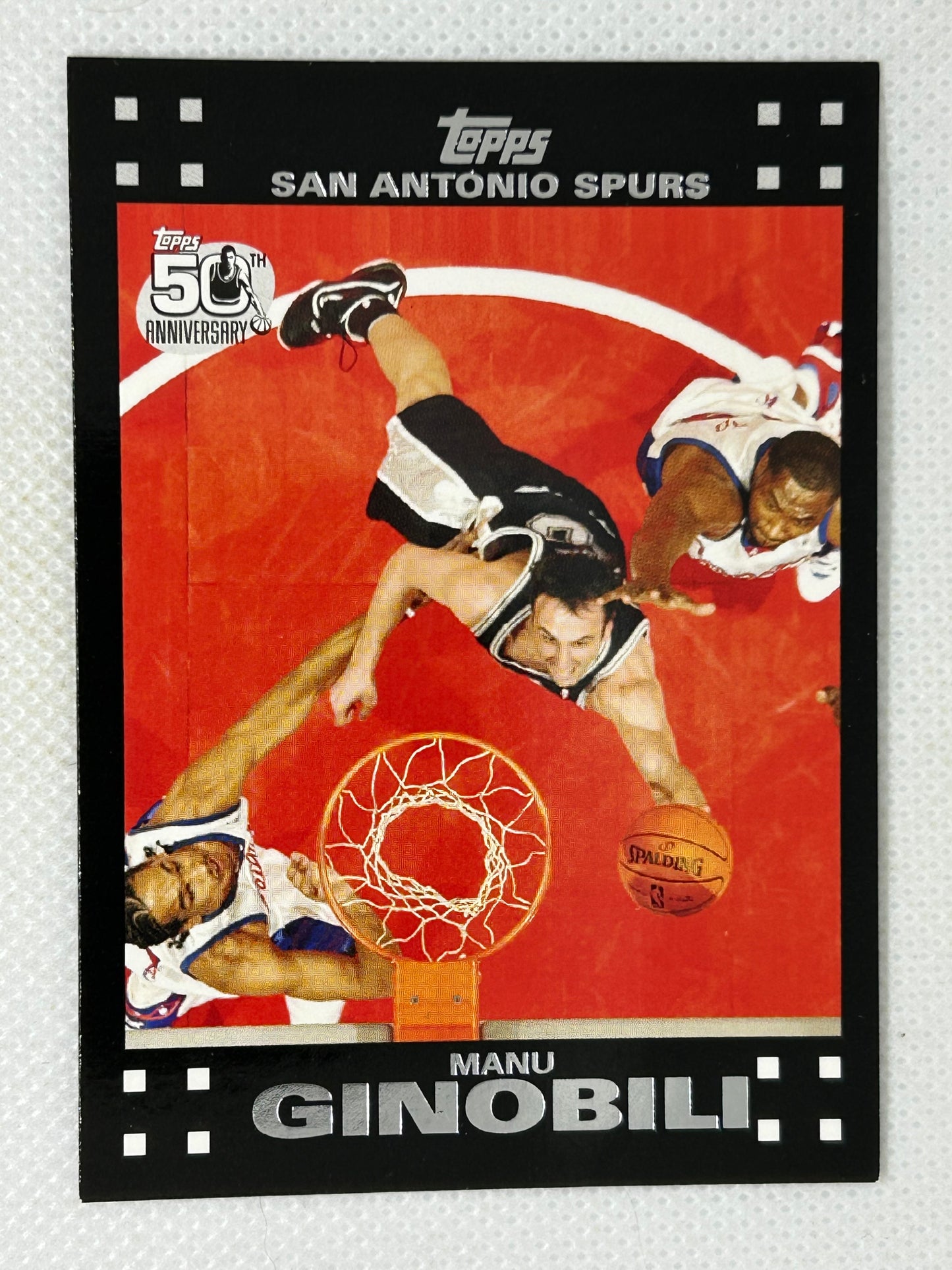 2007-08 Topps Manu Ginobili #57 San Antonio Spurs