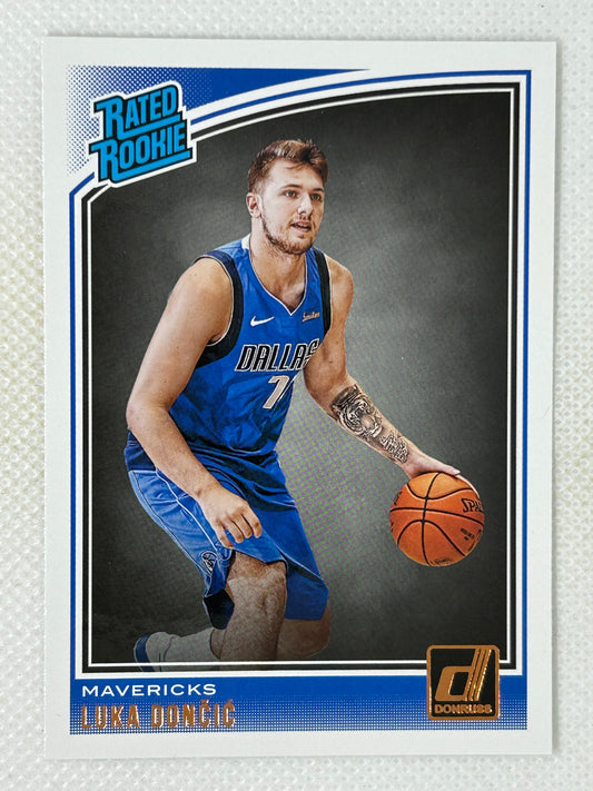 2018-19 Panini Donruss Luka Dončić Rated Rookie #177 Dallas Mavericks