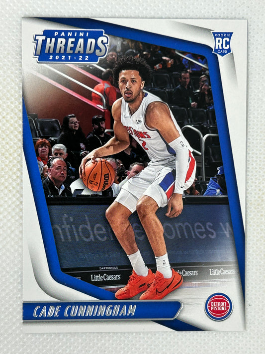 2021-22 Panini Chronicles Threads Rookie Cade Cunningham #79 Detroit Pistons