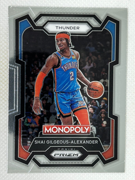 2023-24 Panini Prizm Monopoly Shai Gilgeous-Alexander #61 Oklahoma City Thunder