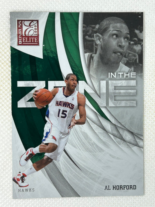 2009-10 Panini Donruss Elite In the Zone Al Horford #10 Atlanta Hawks