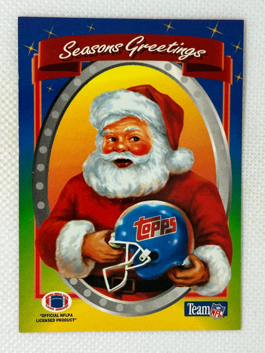 1994 Topps NFL #25 Santa Claus Card Seasons Greetings
