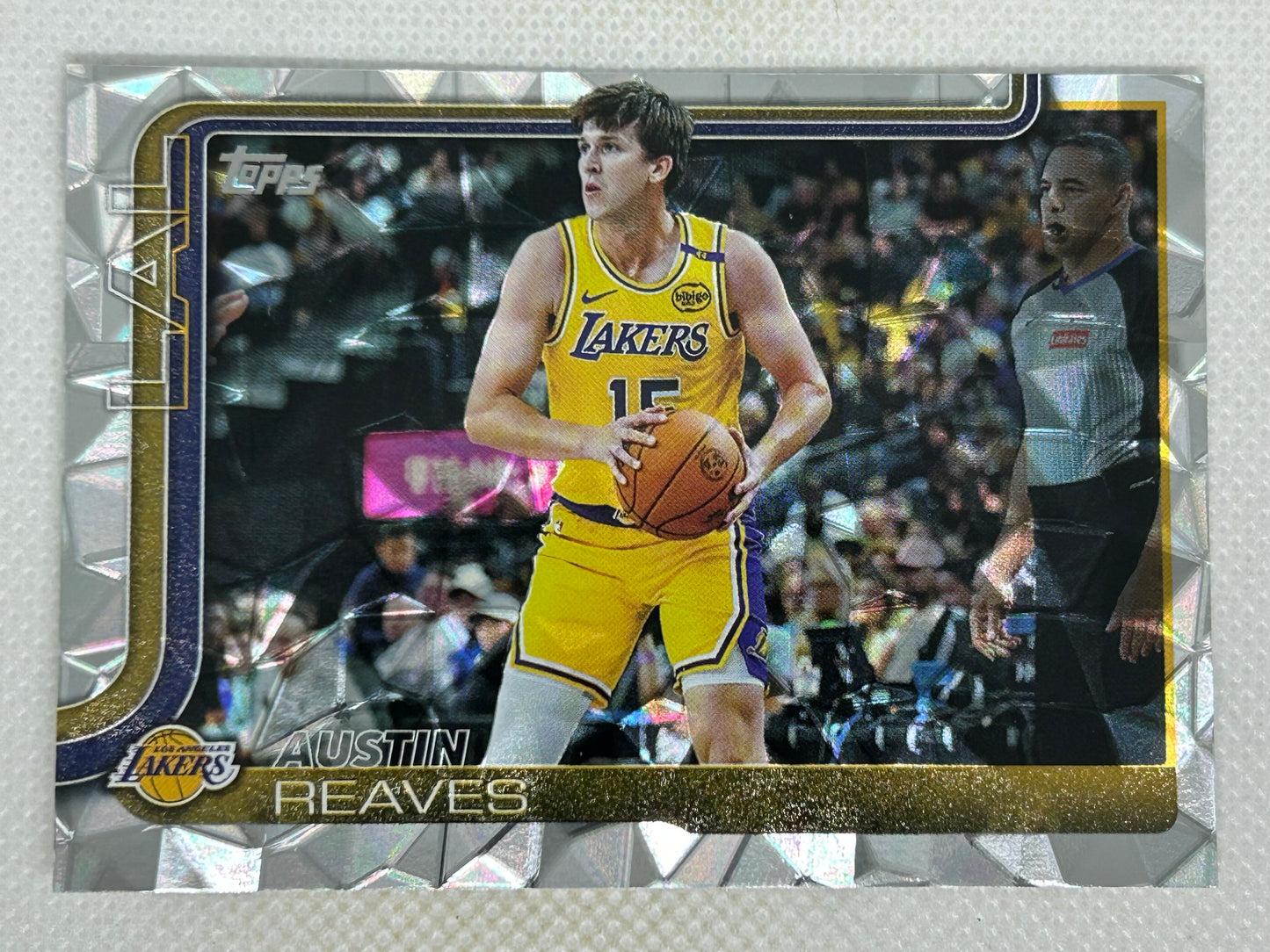 2025-26 Topps #151 Silver Diamanté Austin Reaves Los Angeles Lakers
