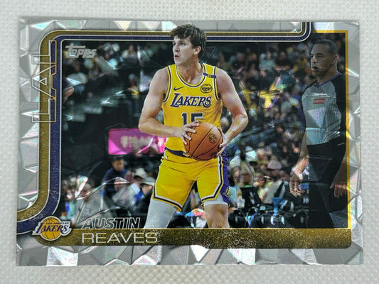 2025-26 Topps #151 Silver Diamanté Austin Reaves Los Angeles Lakers